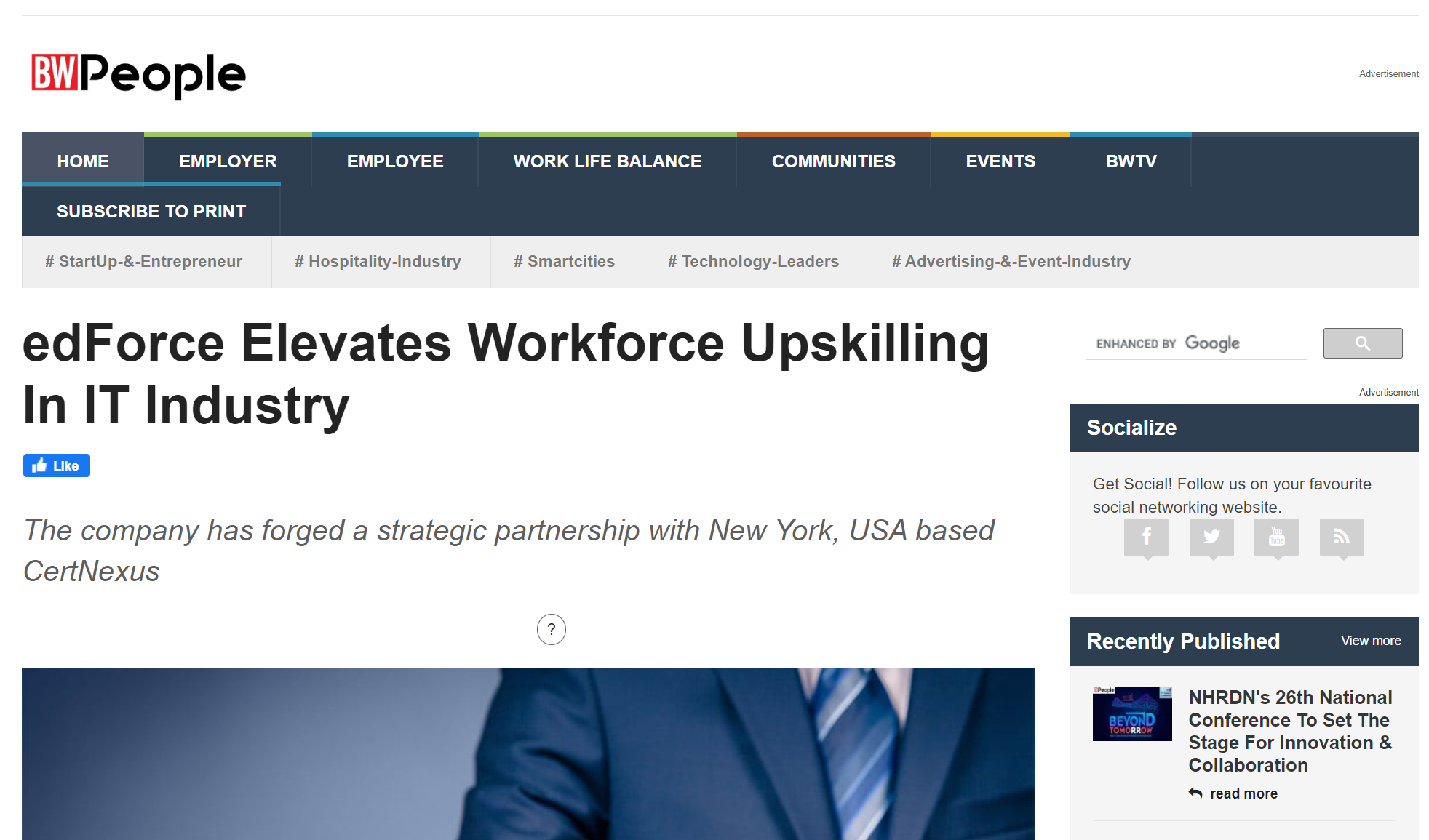 Bw edForce Elevates Workforce Upskilling In IT Industry