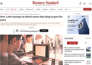Business Standard Published News edForce