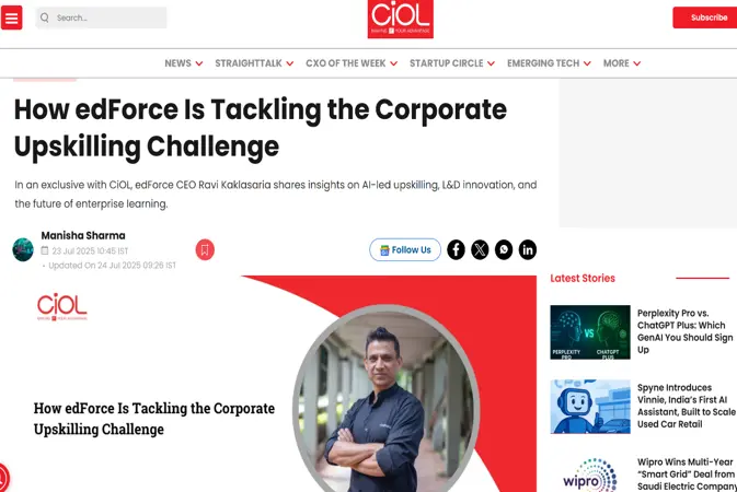 How edForce Is Tackling the Corporate Upskilling Challenge