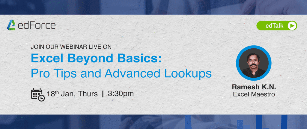 Excel Beyond Basics with edForce
