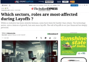 Indian Express reports edForce