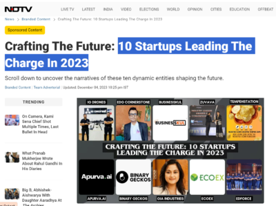 edForce NDTV Crafting the future