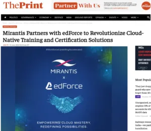 edForce in The Print News