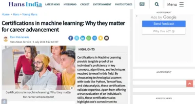 edForce in Hans India