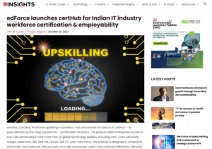 launches certHub edForce