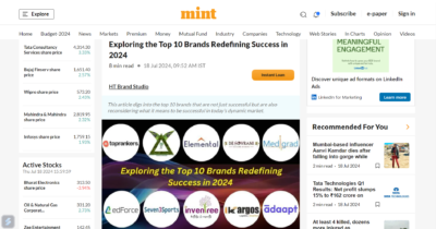 edForce in mint news