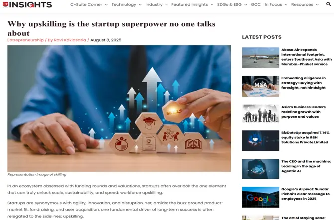 Why upskilling is the startup superpower no one talks about | edForce