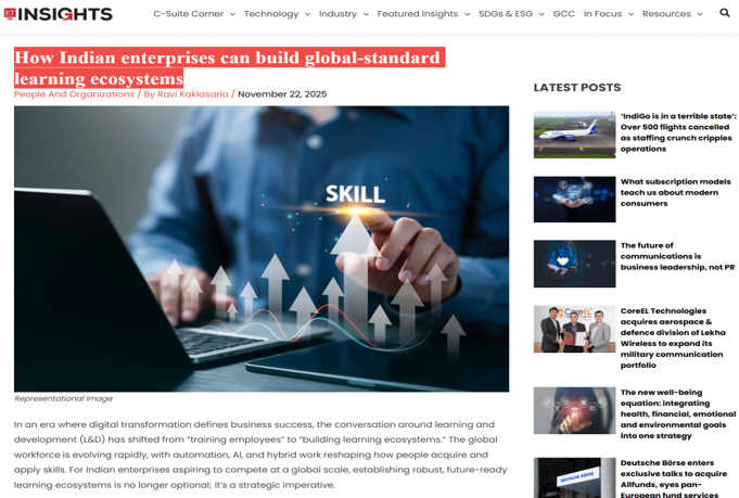 How Indian enterprises can build global-standard learning ecosystems