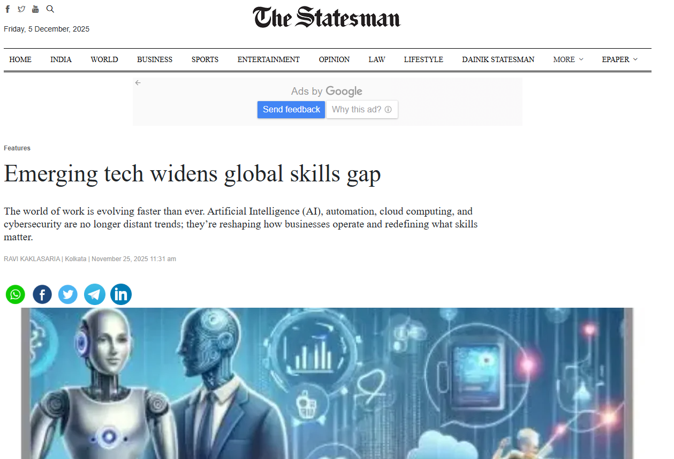 Emerging tech widens global skills gap