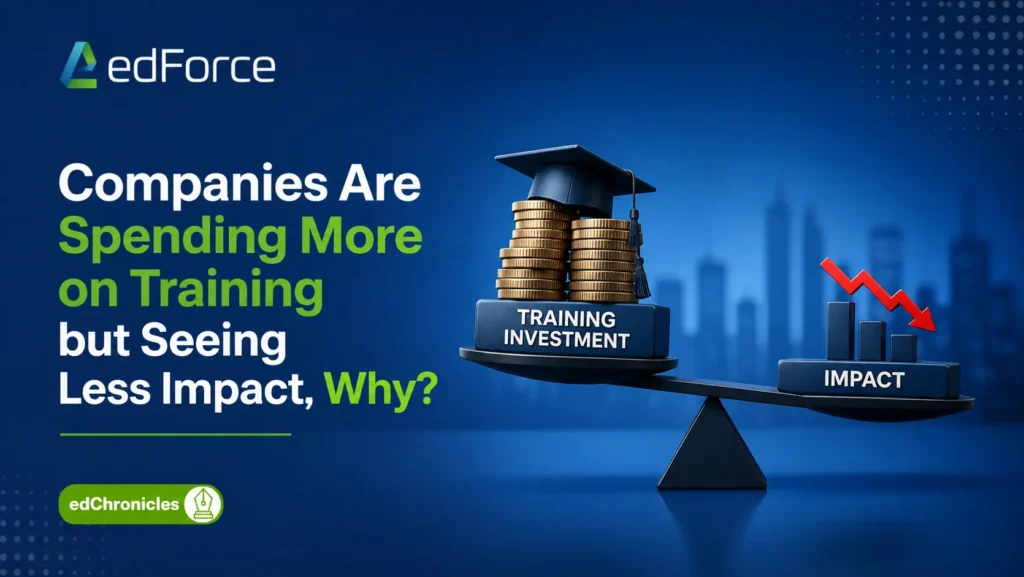 Companies Are Spending More on Training but Seeing Less Impact, Why? edforce