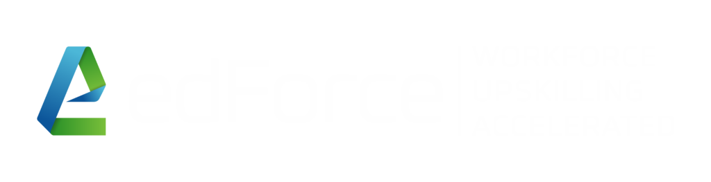 edForce color and white logo 2026
