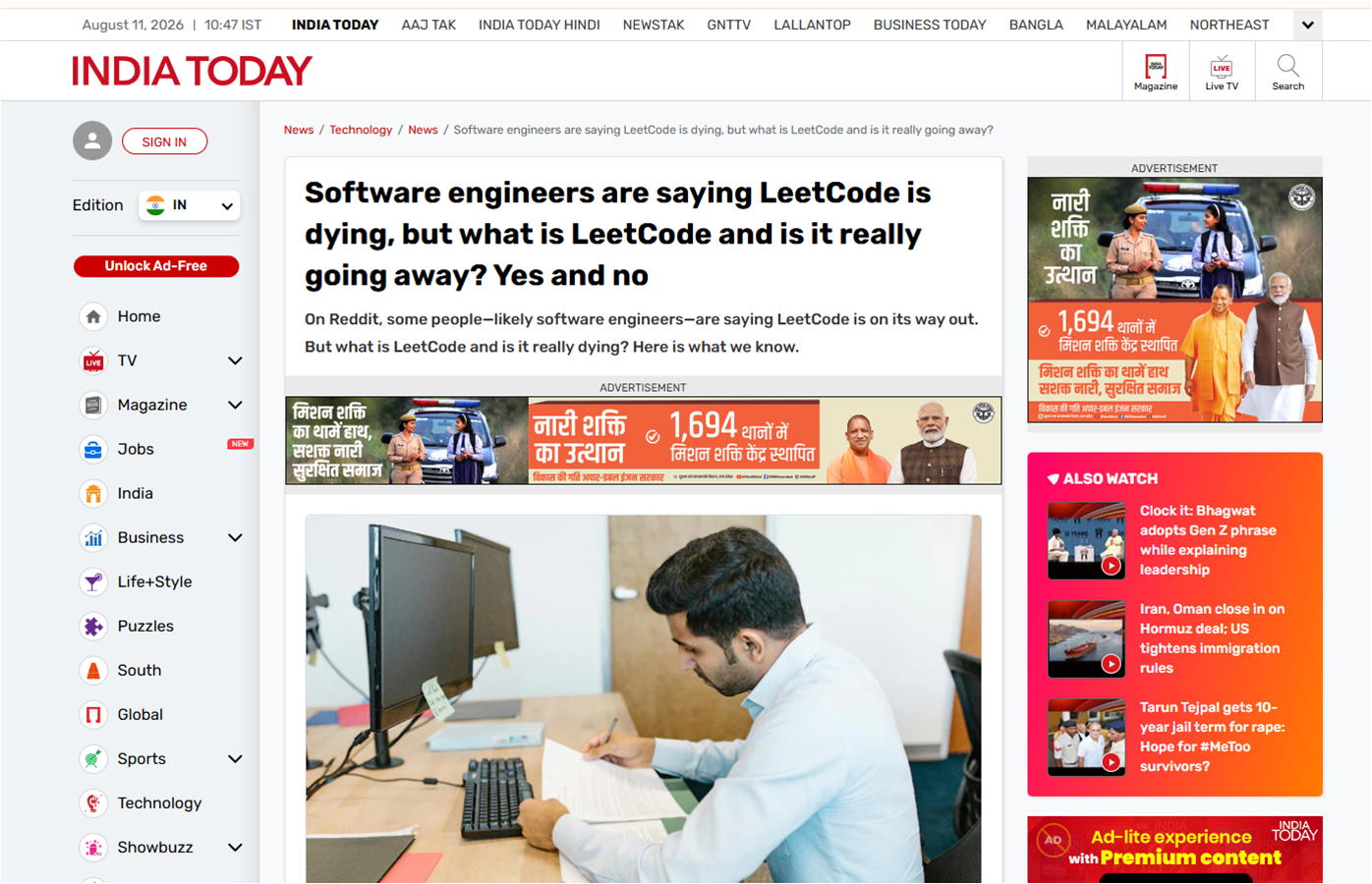 Software engineers are saying LeetCode is dying, but what is LeetCode and is it really going away? Yes and no
