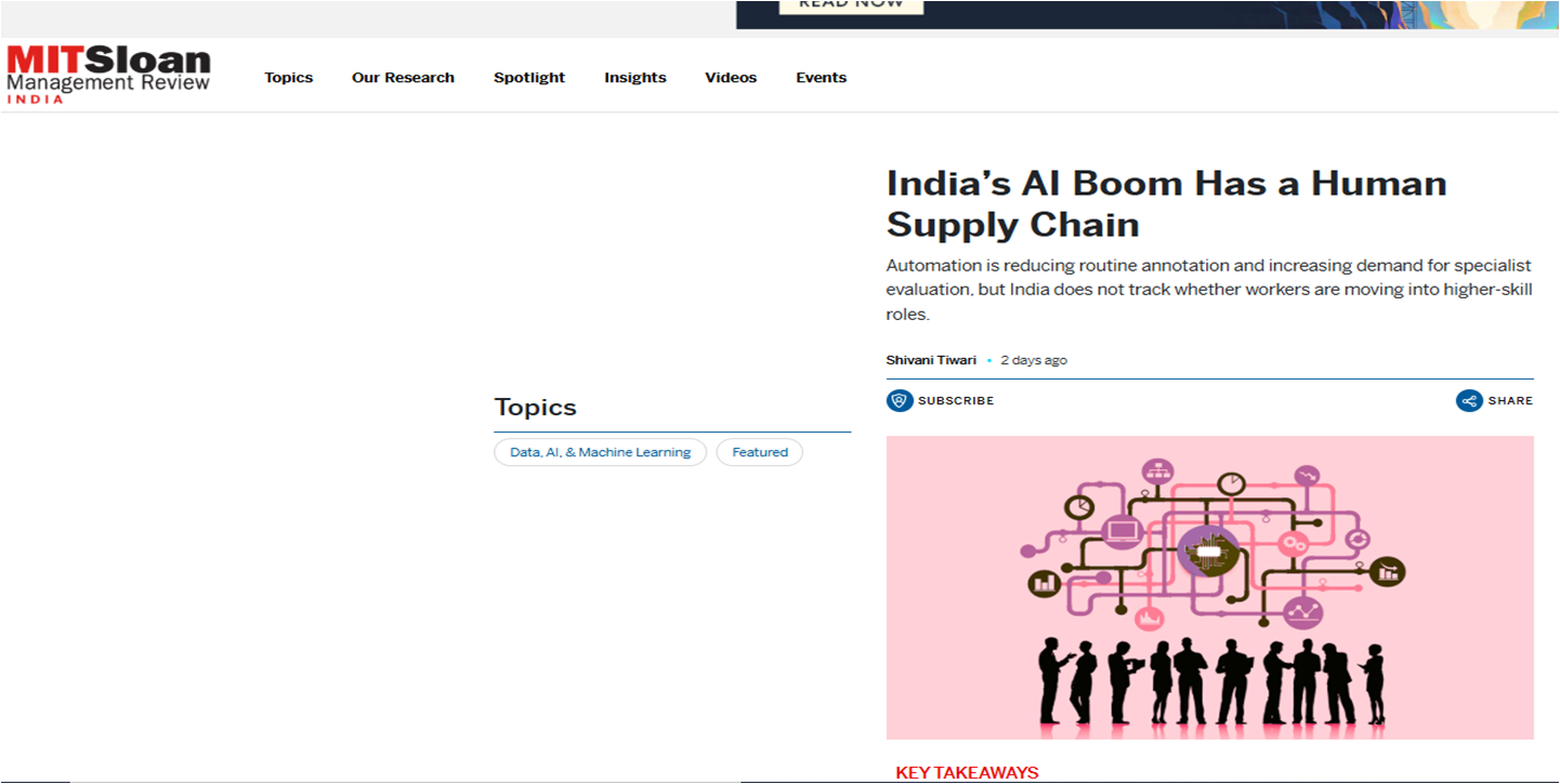 India’s AI Boom Has a Human Supply Chain